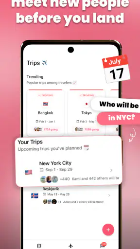 nomadtable: travel friends screenshot