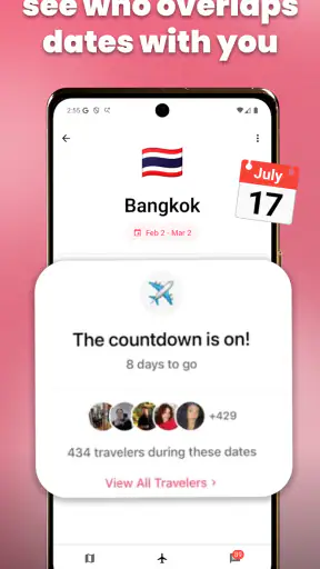 nomadtable: travel friends screenshot