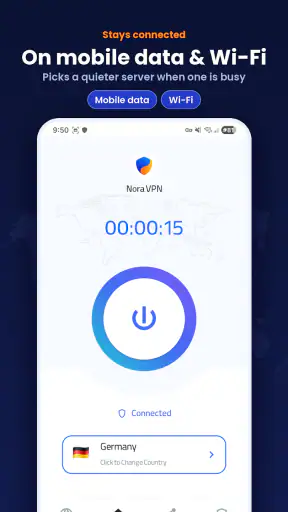 Nora VPN – Fast & Secure VPN screenshot
