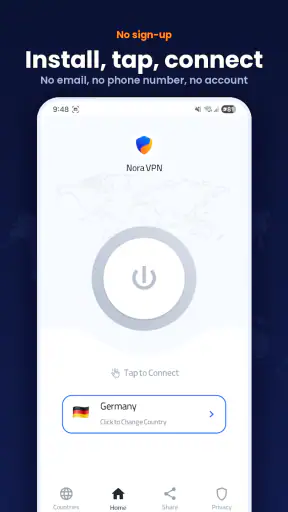 Nora VPN – Fast & Secure VPN screenshot