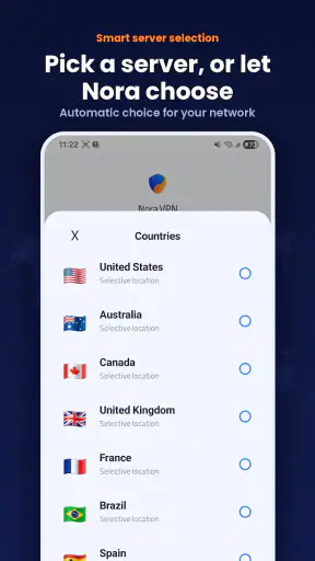 Nora VPN – Fast & Secure VPN screenshot