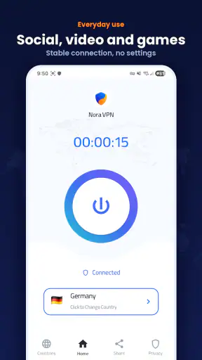Nora VPN – Fast & Secure VPN screenshot