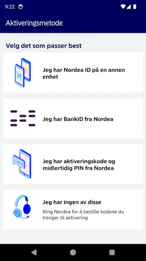 Nordea ID screenshot