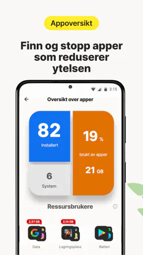 Norton Cleaner – Fjern søppel screenshot