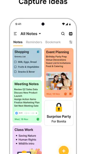 Noter: Notesblok Notesbog screenshot