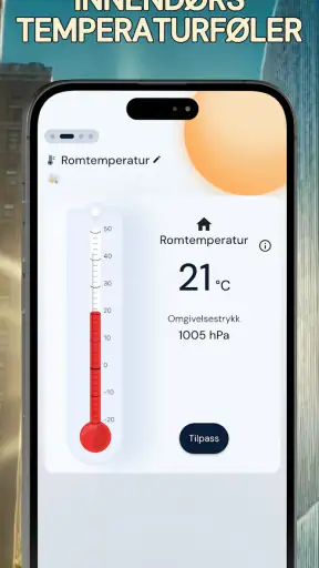 Nøyaktig romtermometer screenshot