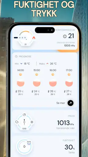 Nøyaktig romtermometer screenshot