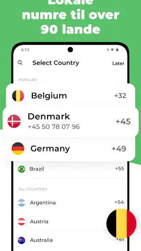 OnPhone - andre telefonnummer screenshot