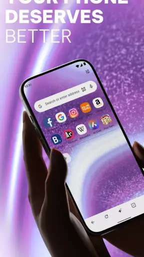 Opera-nettleser med AI screenshot