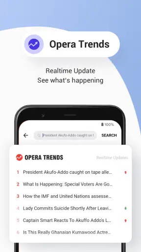 Opera News Lite - Less Data screenshot