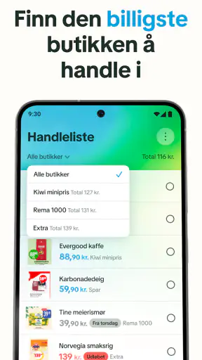 Optius: Spar på matbudsjettet screenshot