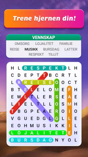 Ordsøk Ordspill screenshot