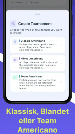 Padel Americano-generator screenshot
