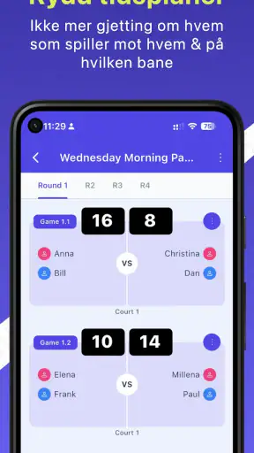 Padel Americano-generator screenshot