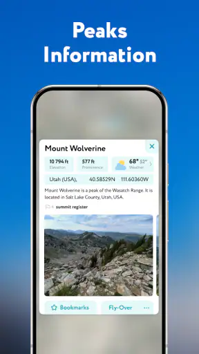 PeakVisor - 3D Maps & Peaks ID screenshot