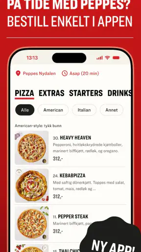 Peppes Pizza screenshot