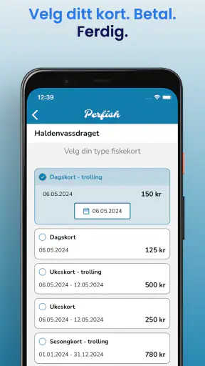 Perfish - Fremtidens fiskekort screenshot