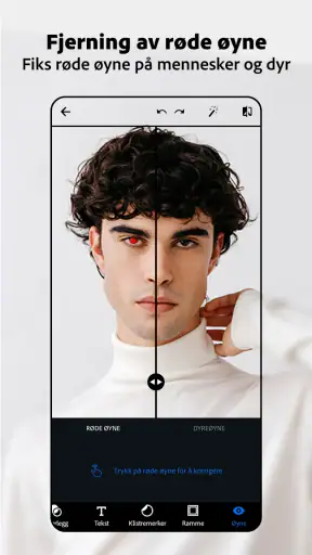 Photoshop Express: Redigering screenshot