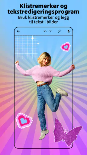 Photoshop Express: Redigering screenshot