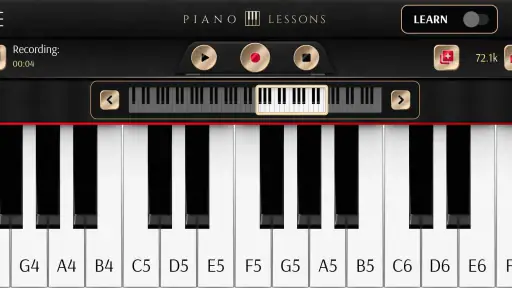 Piano Leksjoner! screenshot