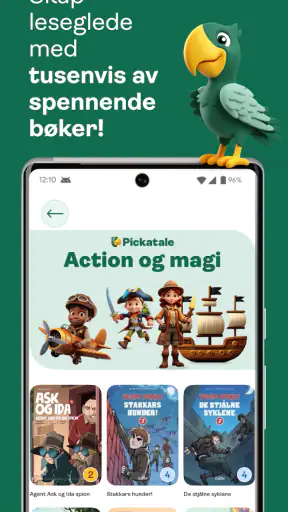 Pickatale: Bibliotek for barn screenshot