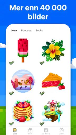 Pixel Art - Fargelegging screenshot
