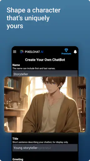 PixelChat – AI-karakter Chat screenshot