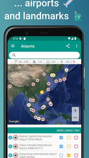 Places Been - Travel Tracker screenshot
