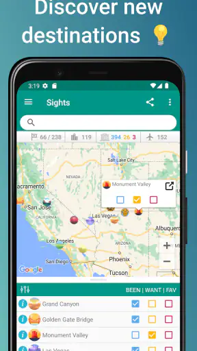 Places Been - Travel Tracker screenshot