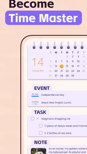Planner Pro - Daily Calendar screenshot