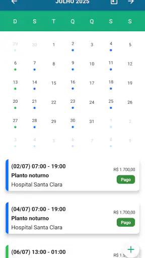 Plantãozinho screenshot