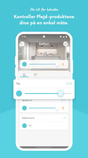 Plejd screenshot