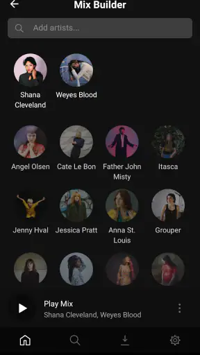 Plexamp screenshot