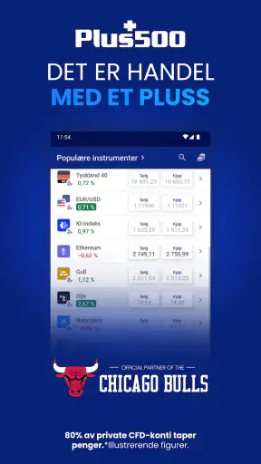Plus500 Trading screenshot