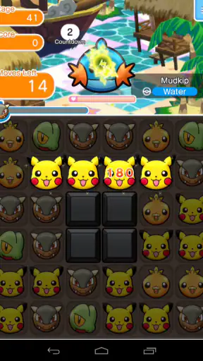 Pokémon Shuffle Mobile screenshot