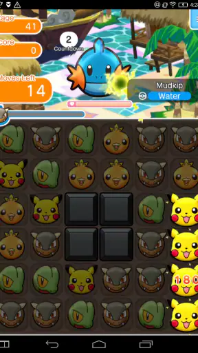 Pokémon Shuffle Mobile screenshot