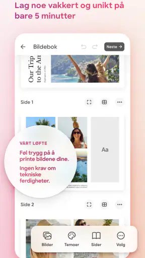 Popsa | Print bildene dine screenshot