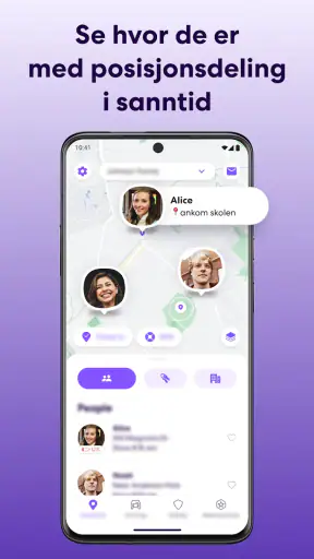 Posisjonsdeling med Life360 screenshot