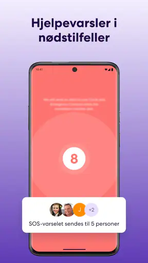 Posisjonsdeling med Life360 screenshot