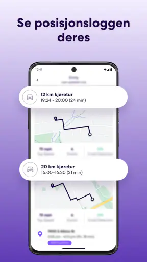 Posisjonsdeling med Life360 screenshot