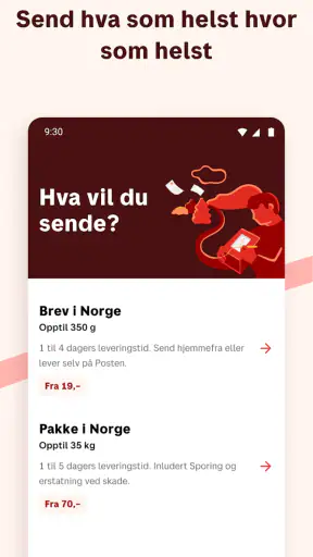 Posten screenshot