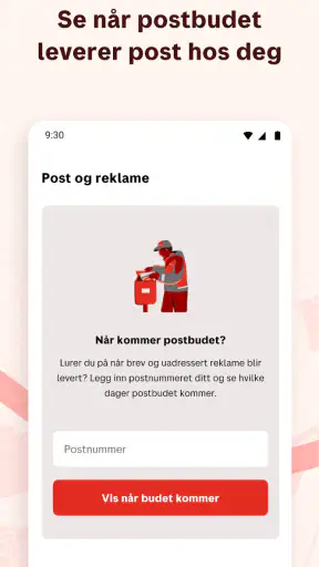 Posten screenshot