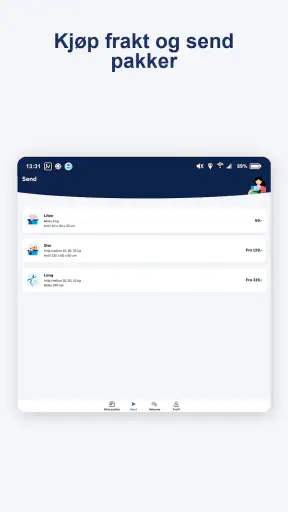 PostNord Norge screenshot