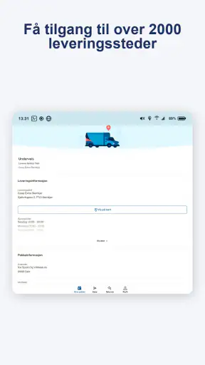 PostNord Norge screenshot