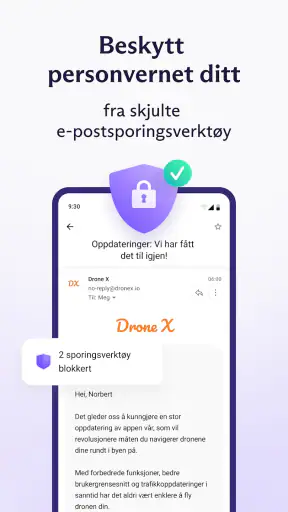 Proton Mail: Kryptert e-post screenshot