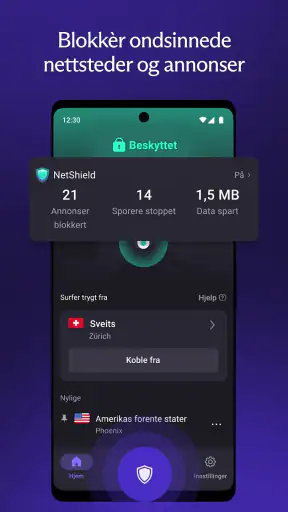 Proton VPN: Rask og sikker screenshot
