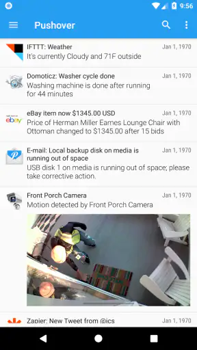 Pushover screenshot