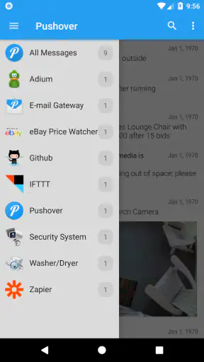 Pushover screenshot