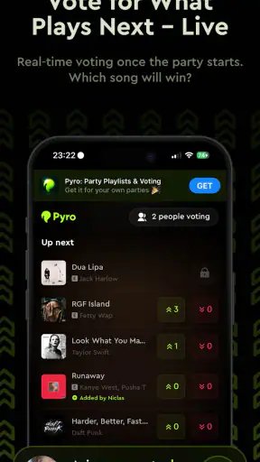 Pyro: Party Playlists & Voting screenshot