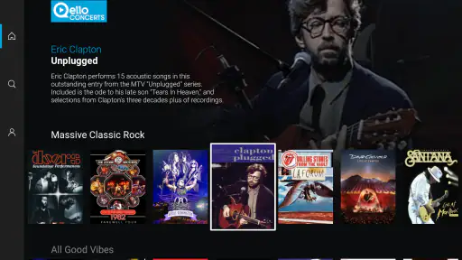 Qello Concerts screenshot